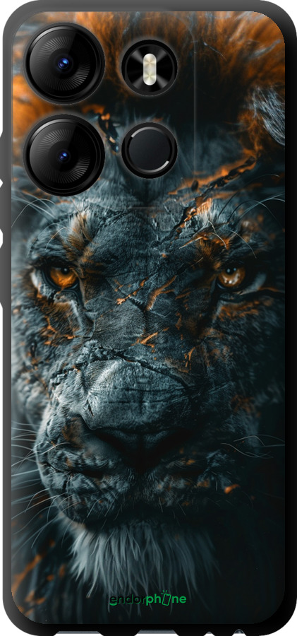 TPU чехол Полум'яний лев для Infinix Smart 7 - 6153b-3195 изображение 