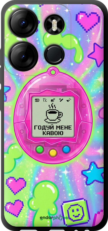 TPU чехол Y2K Aesthetic Retro Pet: Годуй мене кавою для Tecno Spark Go 2023 BF7 - 6784b-2952 изображение 