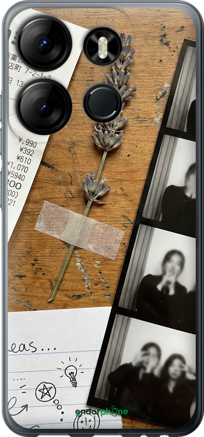 Силиконовый чехол Aesthetic Scrapbook Collage для Infinix Smart 7 - 6773u-3195 изображение 