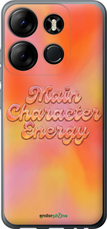 Силиконовый чехол Aura Gradient Main Character Energy Aesthetic Y2K для Infinix Smart 7 - 6783u-3195 изображение 