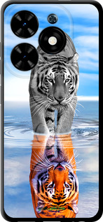 TPU чехол Тигр для Tecno Spark Go 2024 - 6016b-3432 изображение 
