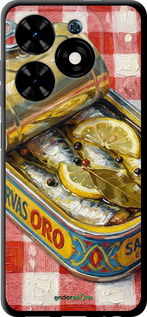 TPU чехол Vintage Sardine Tin Phone для Tecno Spark Go 2024 - 6772b-3432 изображение 