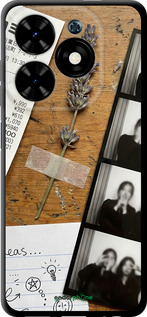 TPU чехол Aesthetic Scrapbook Collage для Tecno Spark Go 2024 - 6773b-3432 изображение 