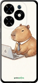 TPU чехол Funny Capybara CEO Working для Tecno Spark Go 2024 - 6777b-3432 изображение 