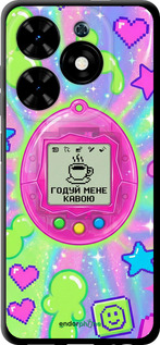 TPU чехол Y2K Aesthetic Retro Pet: Годуй мене кавою для Tecno Spark Go 2024 - 6784b-3432 изображение 