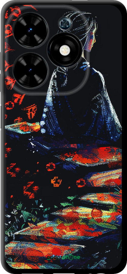 TPU чехол Мрійлива дівчина для Tecno Spark Go 2024 - 6042b-3432 изображение 