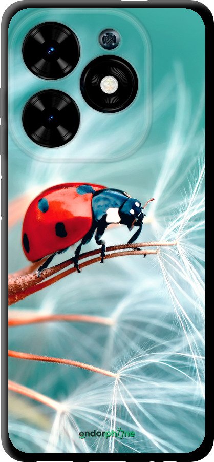TPU чехол Божья коровка для Tecno Spark Go 2024 - 6049b-3432 изображение 