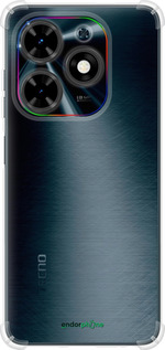 Силикон с усиленными углами чехол 'Прозрачный' для Tecno Spark Go 2024 изображение 18