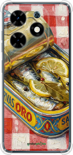 Силіконовий протиударний с посиленими кутами чехол Vintage Sardine Tin Phone для Tecno Spark Go 2024 - 6772sp-3432 изображение 