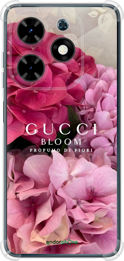 Силикон с усиленными углами чехол Гучи для Tecno Spark Go 2024 - 6341sp-3432 изображение 