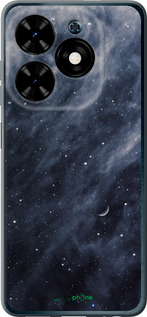 Силиконовый чехол Голубые облака, Голубая луна для Tecno Spark Go 2024 - 6398u-3432 изображение 