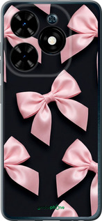 Силиконовый чехол 'Coquette Ribbons Dark Coquette' для Tecno Spark Go 2024 изображение 1