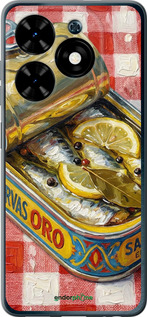 Силиконовый чехол 'Vintage Sardine Tin Phone' для Tecno Spark Go 2024 изображение 7