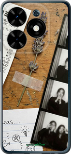 Силиконовый чехол 'Aesthetic Scrapbook Collage' для Tecno Spark Go 2024 изображение 10
