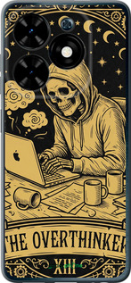 Силиконовый чехол 'The Overthinker' для Tecno Spark Go 2024 изображение 1