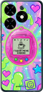 Силіконовий чохол 'Y2K Aesthetic Retro Pet: Годуй мене кавою' для Tecno Spark Go 2024 зображення 7