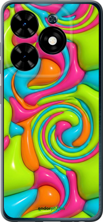 Силиконовый чехол Y2K Jelly Dream для Tecno Spark Go 2024 - 6780u-3432 изображение 