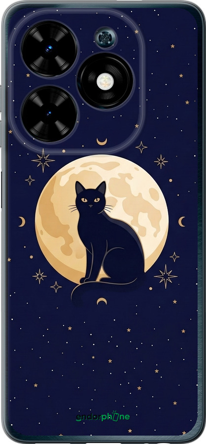 Силіконовий чехол Cute Cat Celestial/Witchy для Tecno Spark Go 2024 - 6787u-3432 изображение 