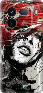 Силиконовый чехол Лицо девушки для Vivo IQOO 12 PRO - 1162u-3420 изображение 