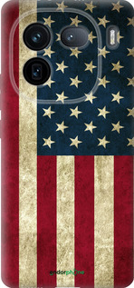 Силіконовий чехол Прапор США для Vivo IQOO 12 PRO - 395u-3420 изображение 