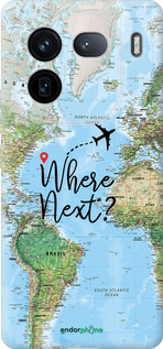 Силиконовый чехол Путешествие для Vivo IQOO 12 PRO - 4503u-3420 изображение 