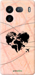 Силиконовый чехол Путешествуй для Vivo IQOO 12 PRO - 4607u-3420 изображение 