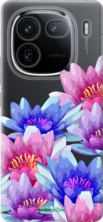 Силиконовый чехол Лотос для Vivo IQOO 12 PRO - 4862u-3420 изображение 