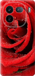 Силиконовый чехол Красная роза для Vivo IQOO 12 PRO - 529u-3420 изображение 