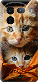 Силиконовый чехол Котики 2 для Vivo IQOO 12 PRO - 5664u-3420 изображение 