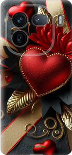 Силиконовый чехол Сердечки v2 для Vivo IQOO 12 PRO - 5832u-3420 изображение 