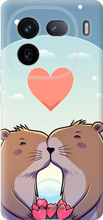 Силиконовый чехол Капибара любовь для Vivo IQOO 12 PRO - 6027u-3420 изображение 
