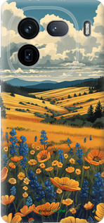 Силиконовый чехол Украинское поле для Vivo IQOO 12 PRO - 6082u-3420 изображение 