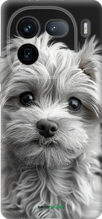 Силиконовый чехол Мальтипу на чорном фоне для Vivo IQOO 12 PRO - 6156u-3420 изображение 