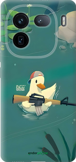 Силиконовый чехол Уточка с автоматом для Vivo IQOO 12 PRO - 6356u-3420 изображение 