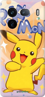 Силиконовый чехол Пикачу для Vivo IQOO 12 PRO - 6383u-3420 изображение 