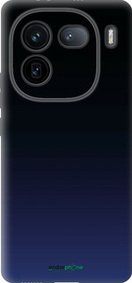 Силиконовый чехол Градиент в тёмно - синем стиле для Vivo IQOO 12 PRO - 6542u-3420 изображение 