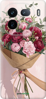 Силиконовый чехол Пионы 1 для Vivo IQOO 12 PRO - 6705u-3420 изображение 