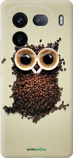 Силіконовий чехол Сова з кави для Vivo IQOO 12 PRO - 777u-3420 изображение 