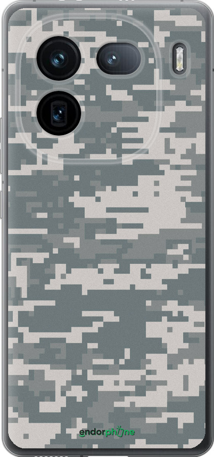 Силиконовый чехол Камуфляж для Vivo IQOO 12 PRO - 1085u-3420 изображение 