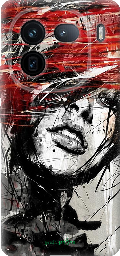 Силиконовый чехол Лицо девушки для Vivo IQOO 12 PRO - 1162u-3420 изображение 