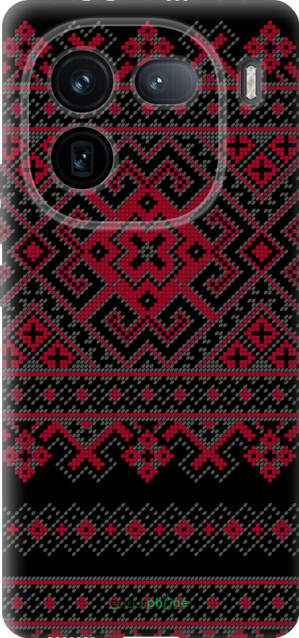 Силиконовый чехол Вышиванка 52 для Vivo IQOO 12 PRO - 1763u-3420 изображение 