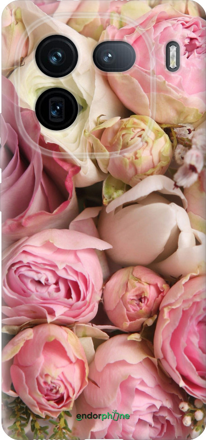 Силиконовый чехол Розы v2 для Vivo IQOO 12 PRO - 2320u-3420 изображение 