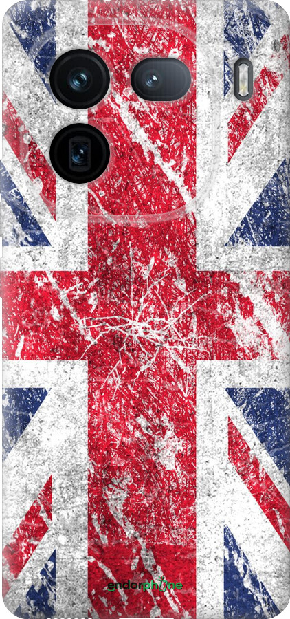 Силиконовый чехол Флаг Великобритании 1 для Vivo IQOO 12 PRO - 386u-3420 изображение 