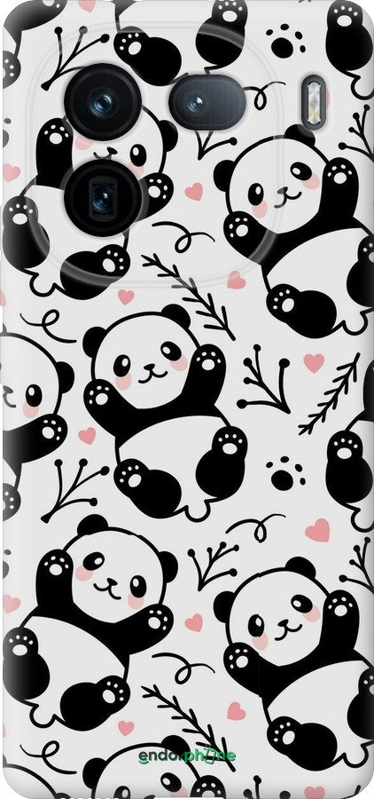 Силиконовый чехол Панды для Vivo IQOO 12 PRO - 4318u-3420 изображение 