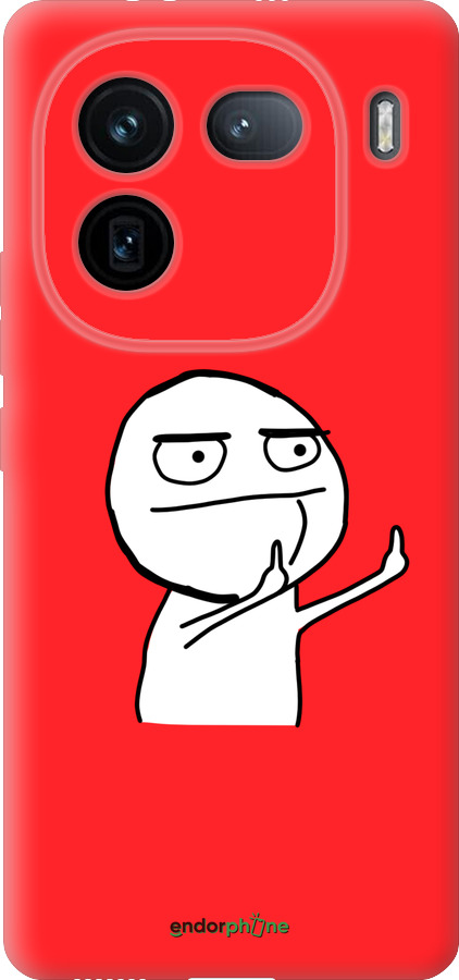 Силиконовый чехол Мем для Vivo IQOO 12 PRO - 4578u-3420 изображение 