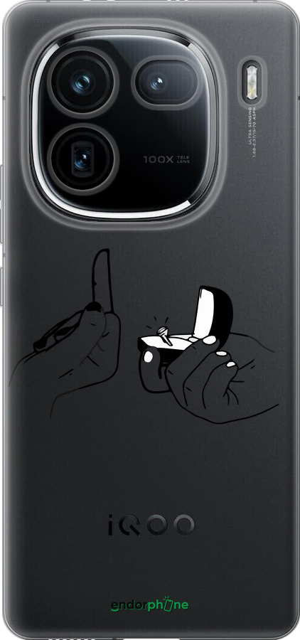 Силиконовый чехол Предложение для Vivo IQOO 12 PRO - 4898u-3420 изображение 