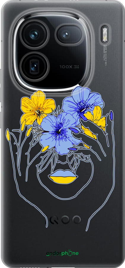 Силиконовый чехол Девушка v4 для Vivo IQOO 12 PRO - 5276u-3420 изображение 