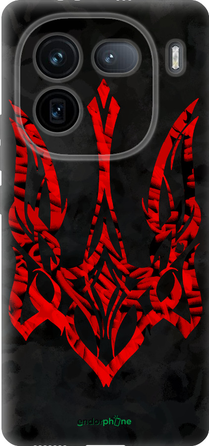 Силиконовый чехол Герб Украины v4 для Vivo IQOO 12 PRO - 5319u-3420 изображение 