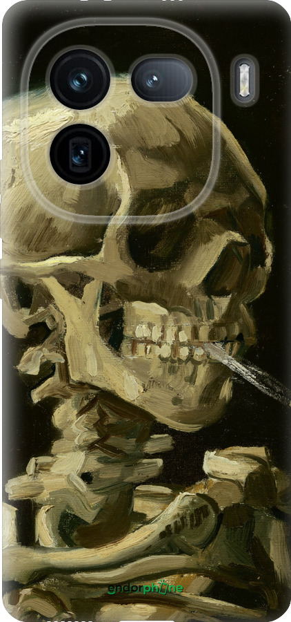 Силиконовый чехол Винсент Ван Гог. Череп для Vivo IQOO 12 PRO - 5544u-3420 изображение 