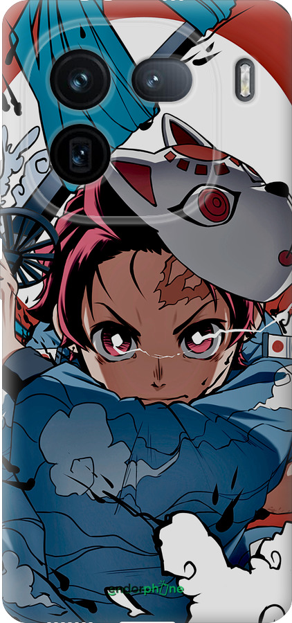 Силіконовий чехол Танджиро Камадо для Vivo IQOO 12 PRO - 5574u-3420 изображение 